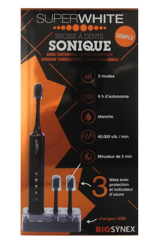 Superwhite Brosse à Dents Electrique Sonique